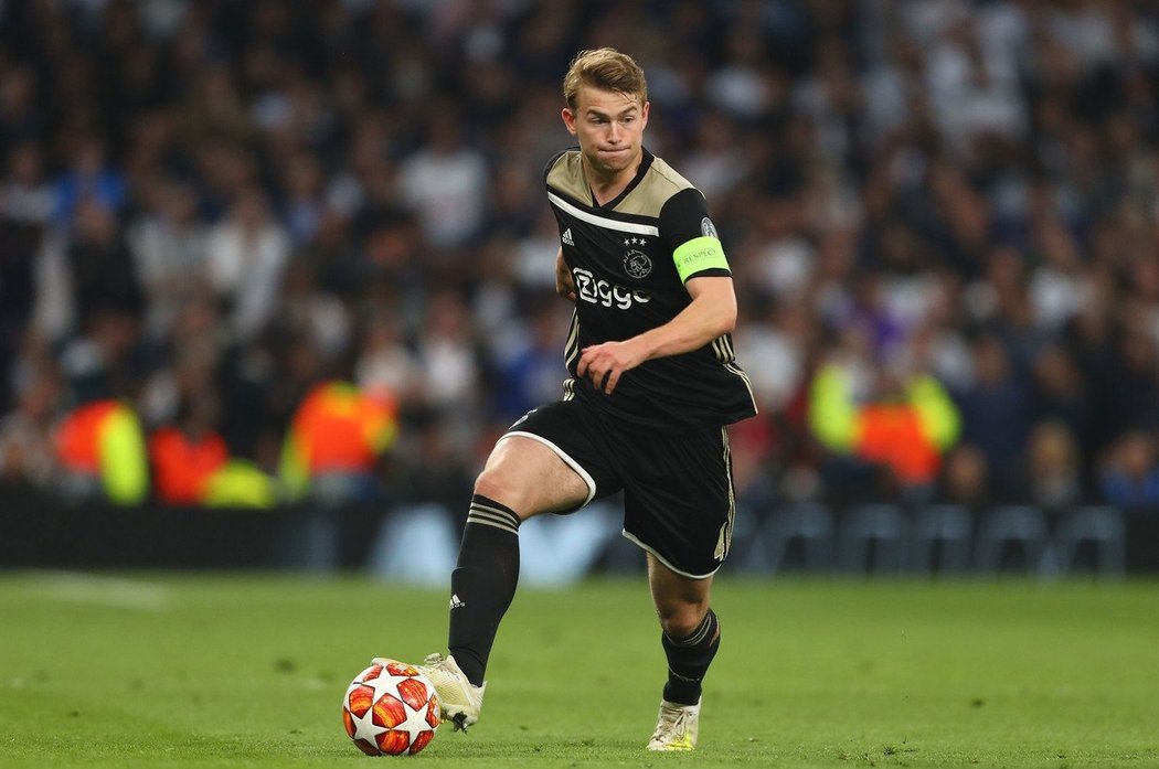 Matthijs de Ligt během semifinále Ligy mistrů s Tottenhamem