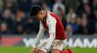 Útočník Arsenalu Alexis Sánchez po jedné ze zmařených šancí