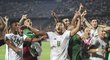 Alžírské nadšení po konci zápasu