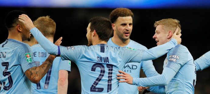 otbalisté Manchesteru City rozstříleli v semifinále anglického Ligového poháru třetiligový Burton 9:0 a už před odvetou sotva kdo pochybuje o jejich postupu