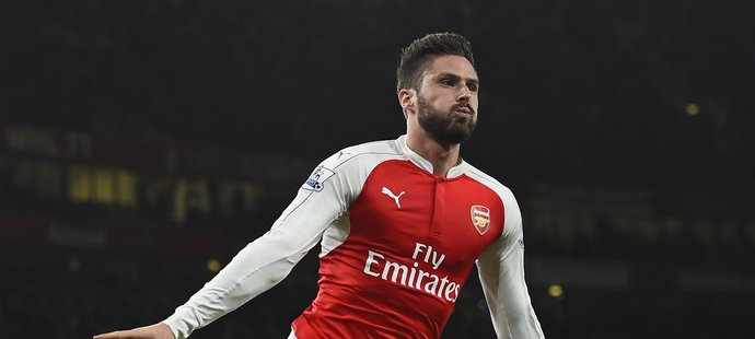 Olivier Giroud vstřelil druhý gól Arsenalu