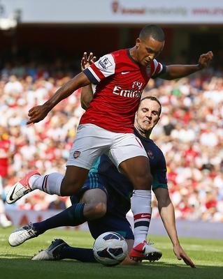 Theo Walcott nastoupil za Arsenal v zápase proti Sunderlandu, branku však vstřelit nedokázal