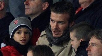 Romeo zlobí tátu Beckhama. Nefandí „Rudým ďáblům“, ale Arsenalu