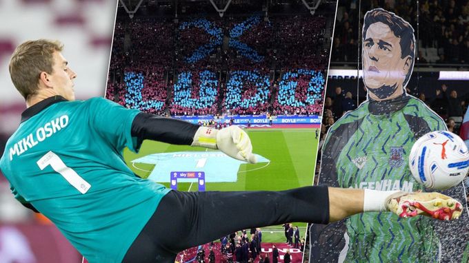 West Ham vzpomínal na Mikloška: obrovský dres, speciální video i slavný chorál West Ham vzpomínal na Mikloška: obrovský dres, speciální video i slavný chorál