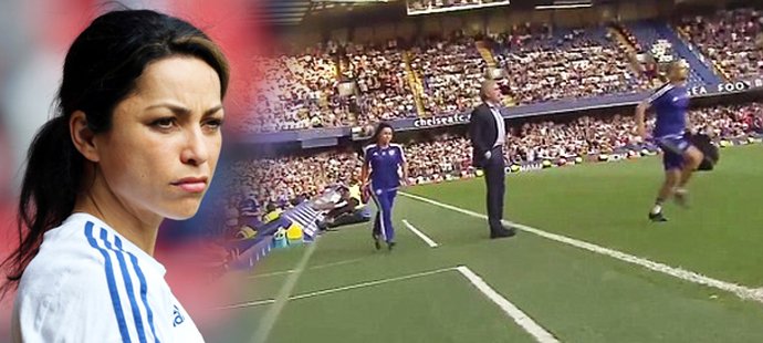 Lékařka Chelsea Eva Carneiro má k prvnímu týmu po víkendovém utkání velmi omezený přístup