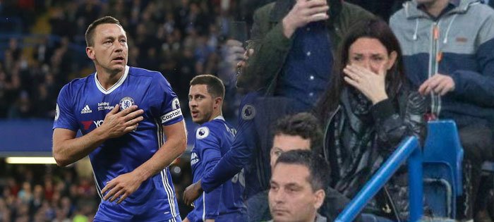 John Terry možná odehrál předposlední utkání své kariéry. Manželka Antonia Conteho oplakala fanouškovskou podporu svého muže