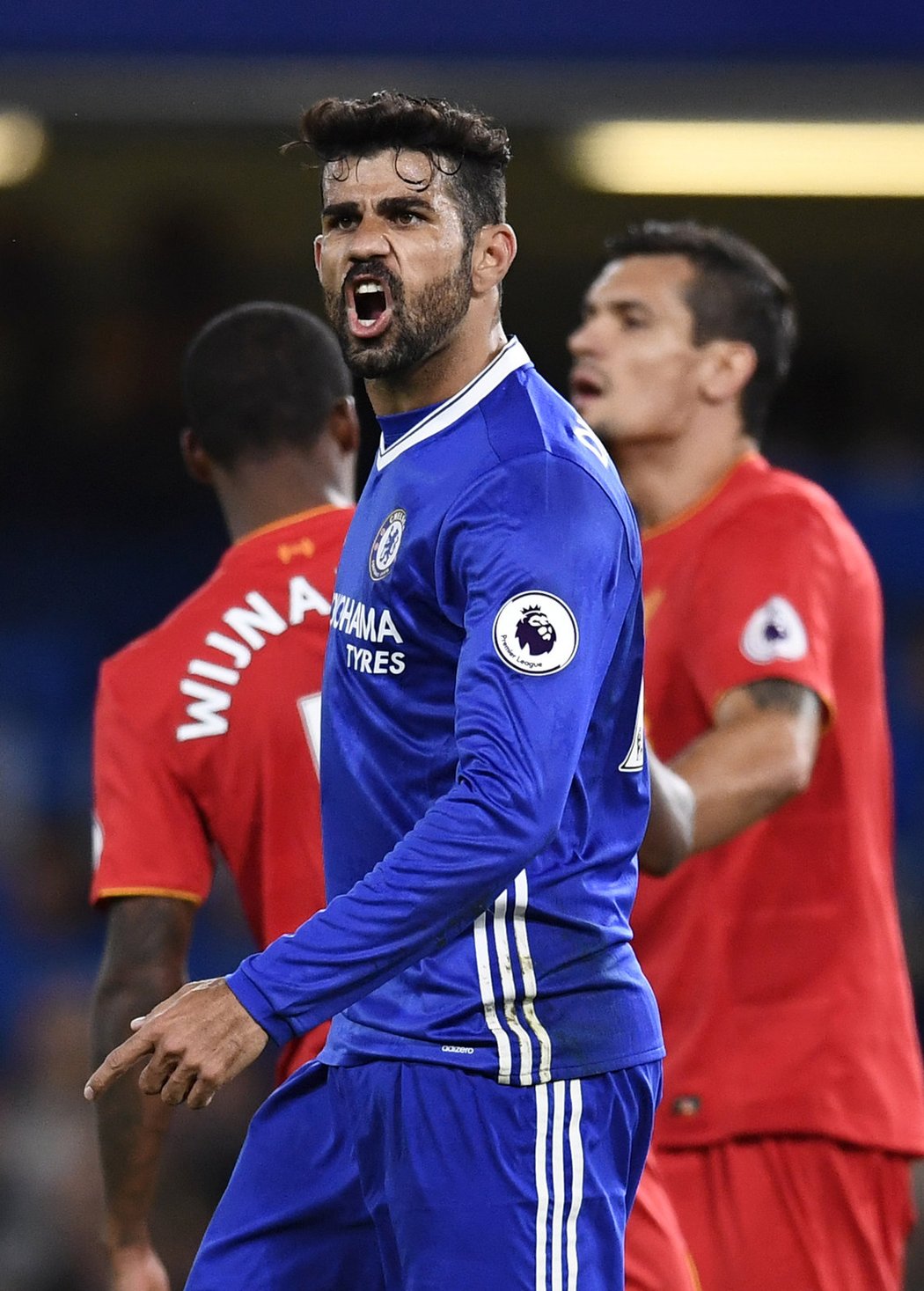 Rozzlobený útočník Chelsea Diego Costa