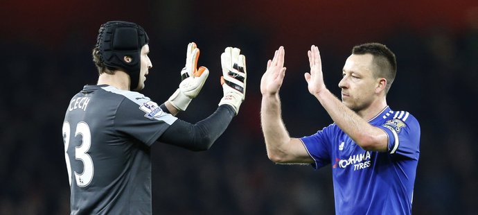 S brankářem Petrem Čechem zažil Terry v Chelsea velké úspěchy