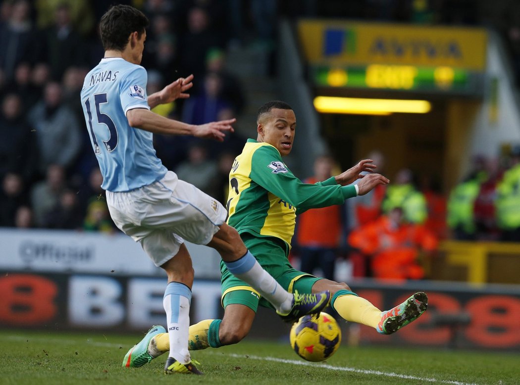 Manchester City pouze remizoval na hřišti Norwiche 0:0 a ztrácí na první místo dva body.