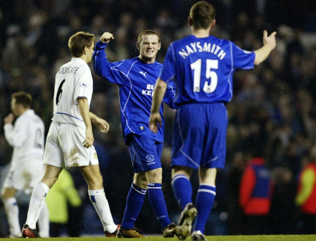 Mladičký Wayne Rooney v době, kdy se probil do prvního týmu Evertonu