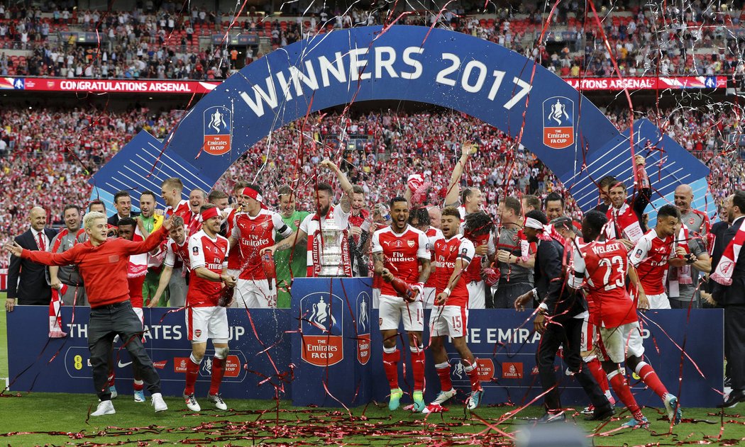 Fotbalisté Arsenalu jsou vítězi FA Cupu pro ročník 2016/17