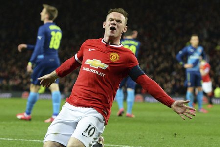 Wayne Rooney vyrovnal na 1:1