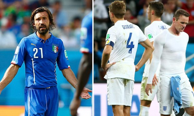 Fotbalisté Itálie prohráli ve druhém zápase na MS v Brazílii s Kostarikou 0:1, což znamená překvapivé vyřazení Anglie