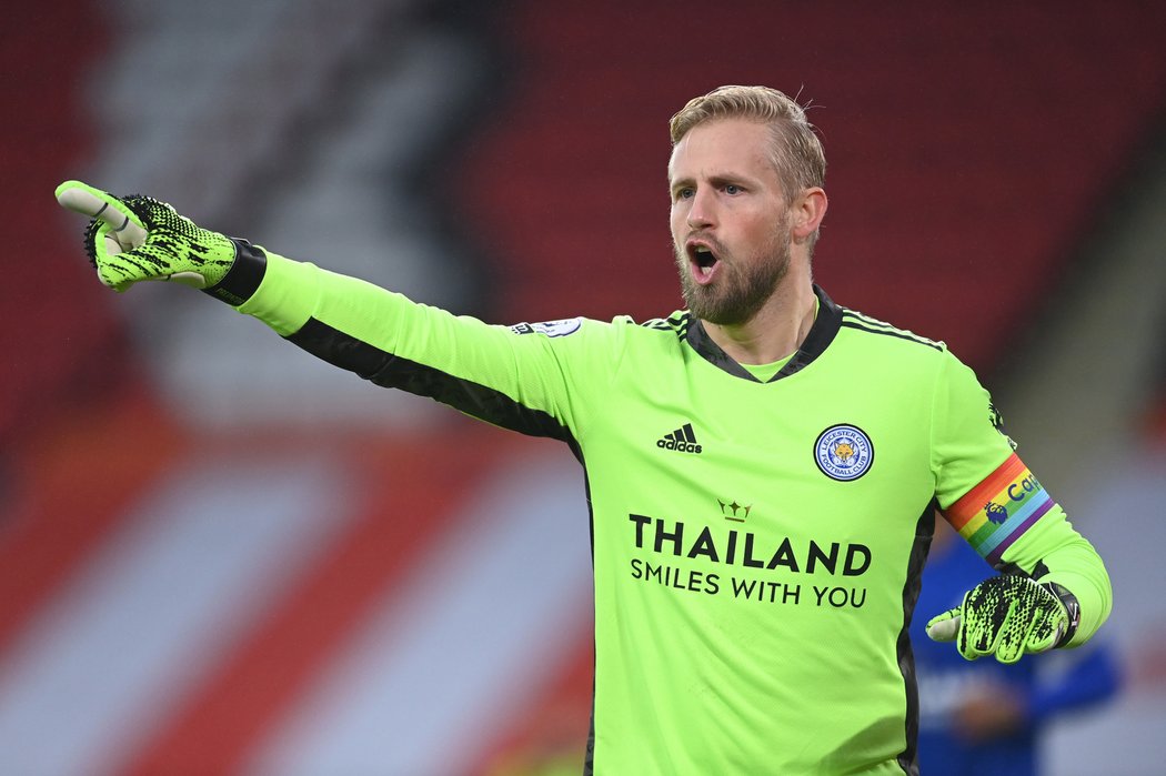 Kapitán a jednička Kasper Schmeichel