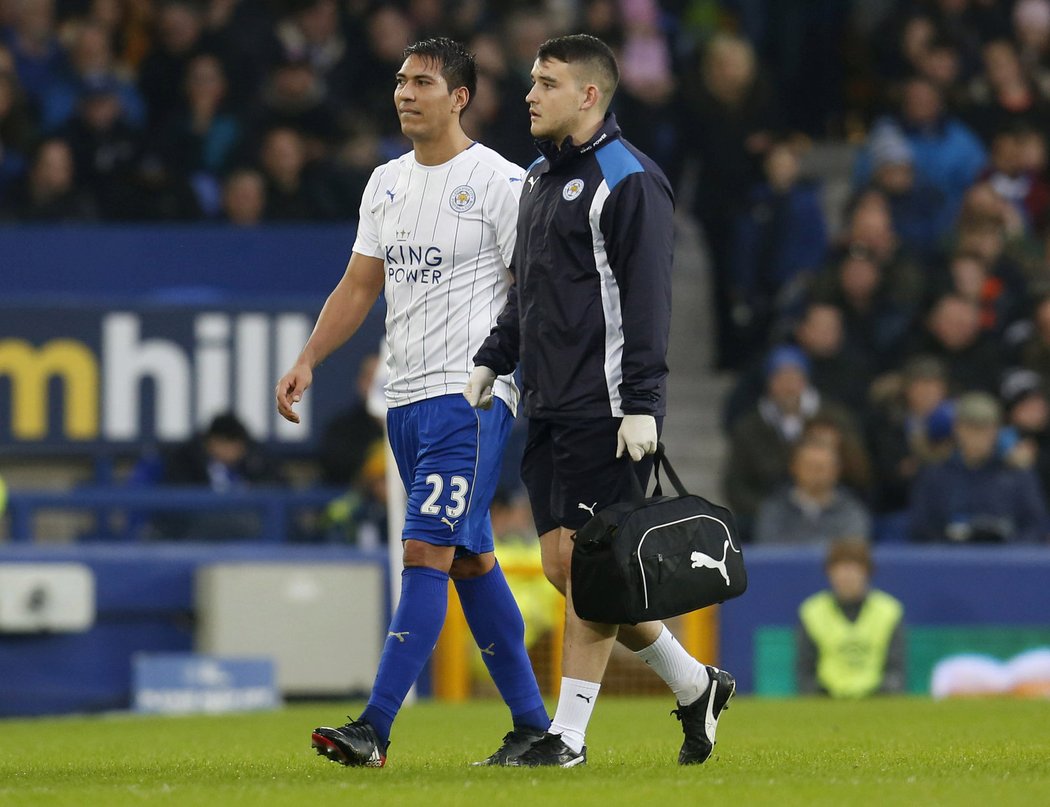 Útočník Leicesteru Leonard Ulloa, v první polovině ligové sezony minimálně vytěžovaný