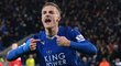 Jamie Vardy slaví jeden z gólů Leicesteru