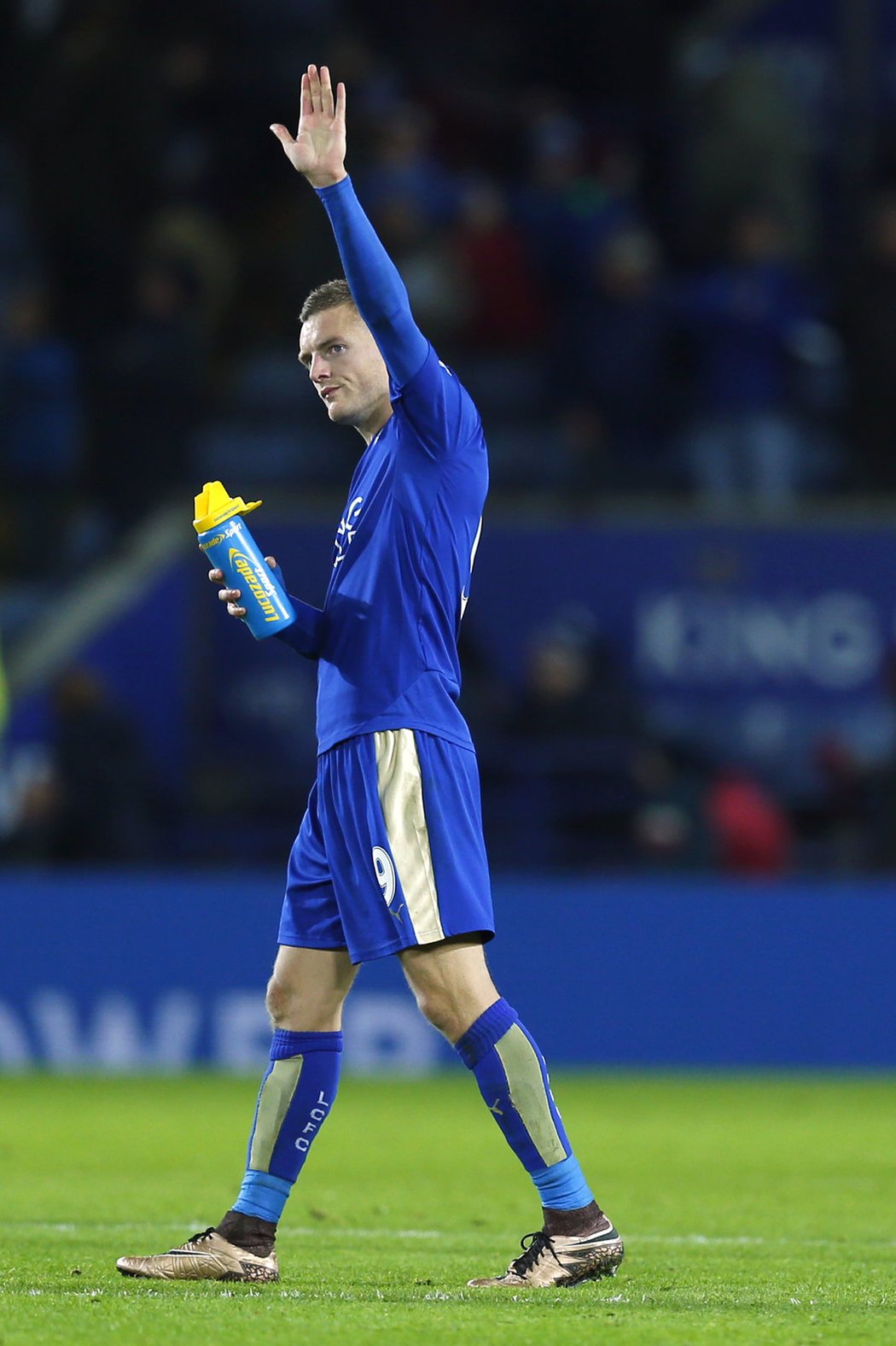 Jamie Vardy děkuje fanouškům