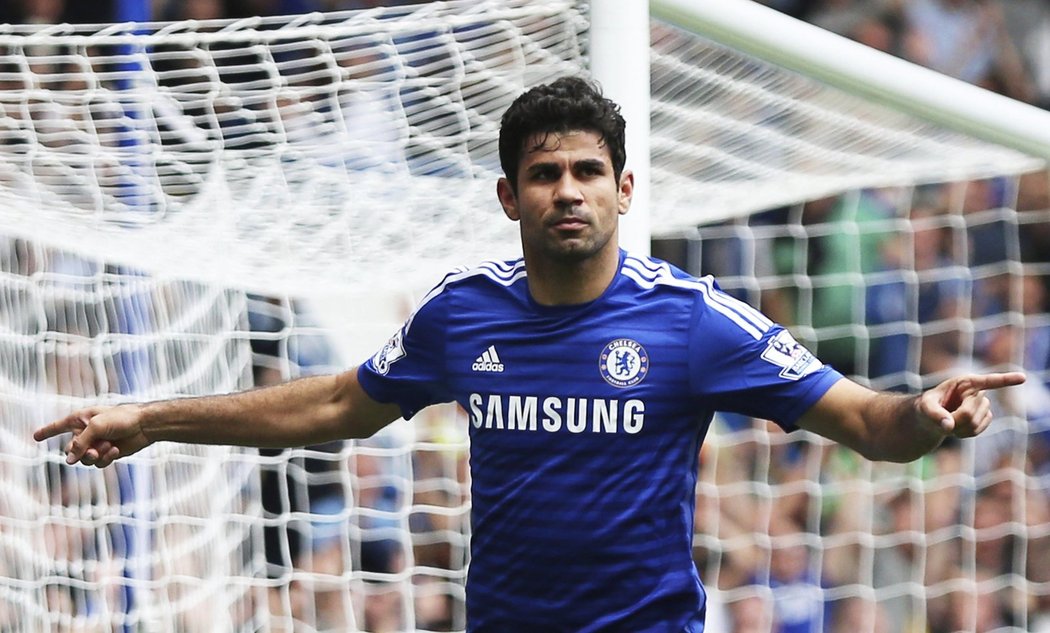 Kanonýr Diego Costa opět pomohl Chelsea k vítězství nad Aston Villou v duelu Premier League.