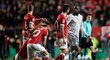 Fotbalisté Bristolu se radují z výhry nad United a postupu do semifinále Carabao Cupu