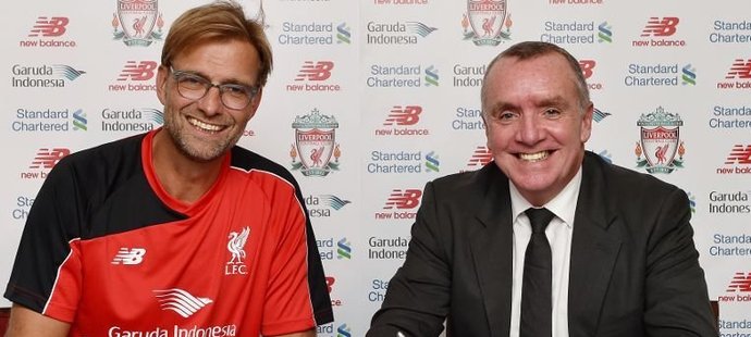 Trenér Jürgen Klopp podepsal smlouvu s Liverpoolem.