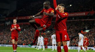 Liverpool stále drtí zbytek Anglie, náskok v lize vzrostl na 13 bodů