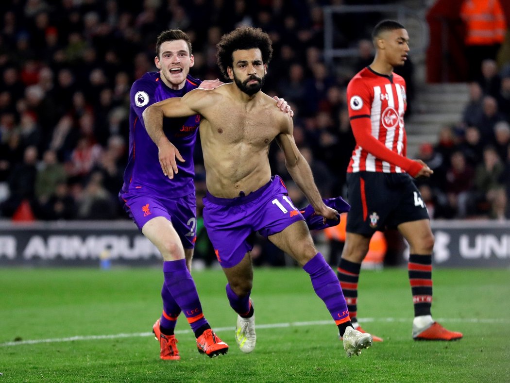 Fotbalisté Liverpoolu zdolali díky dvěma gólům v koncovce Southampton 3:1. Vítěznou trefu obstaral Mohamed Salah