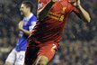 Luis Suárez si gólem do sítě Evertonu upevnil pozici na čele střelců Premier League