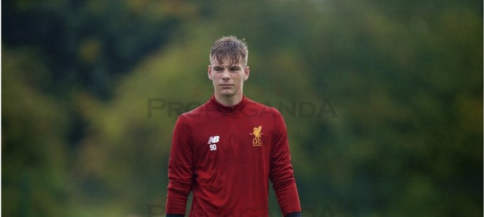 Mladý český brankář Vítězslav Jaroš přestoupil do Liverpoolu v červenci 2017