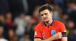 Zklamaný Harry Maguire po sestupu Anglie z elitní skupiny Ligy národů