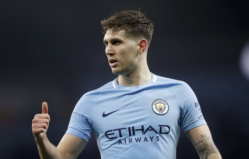 John Stones při zápase proti Bristolu