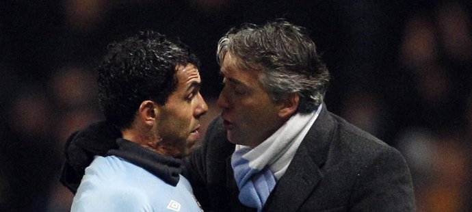 Argentinský útočník Carlos Tévez se umí rozparádit a občas si koleduje o průšvih. Do konfliktu se dostal i s manažerem Citizens Mancinim