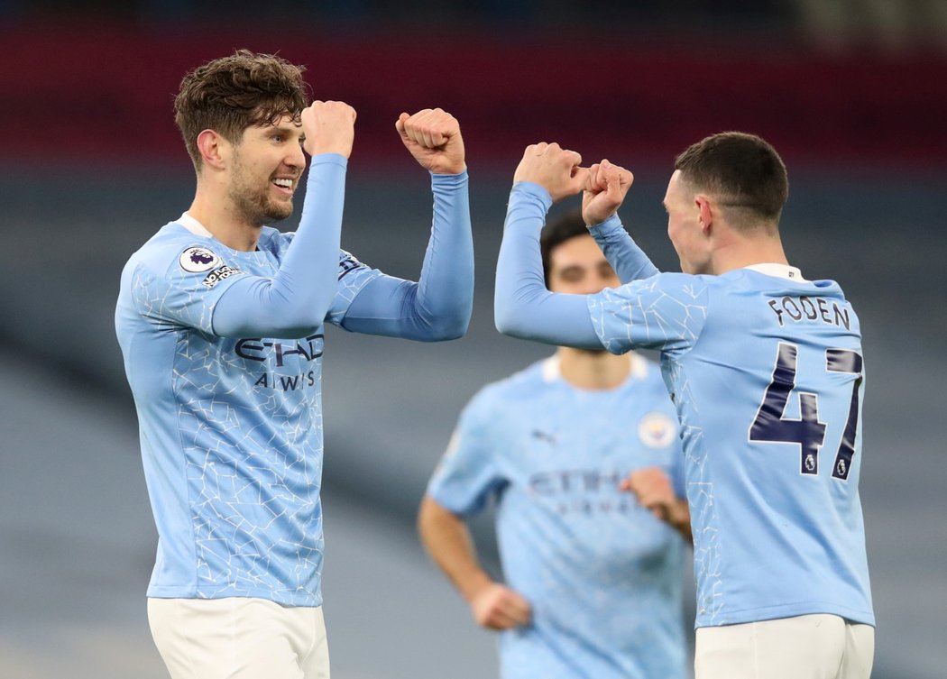 Fotbalisté Manchesteru City zvítězili 4:0 nad Crystal Palace a poskočili na druhé místo tabulky Premier League