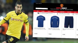 Prozradil fanshop United posilu? Nabízí dres hvězdy Dortmundu