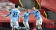 Fotbalisté Manchesteru City porazili v semifinále anglického Ligového poháru městské rivaly z United a zahrají si finále s Tottenhamem