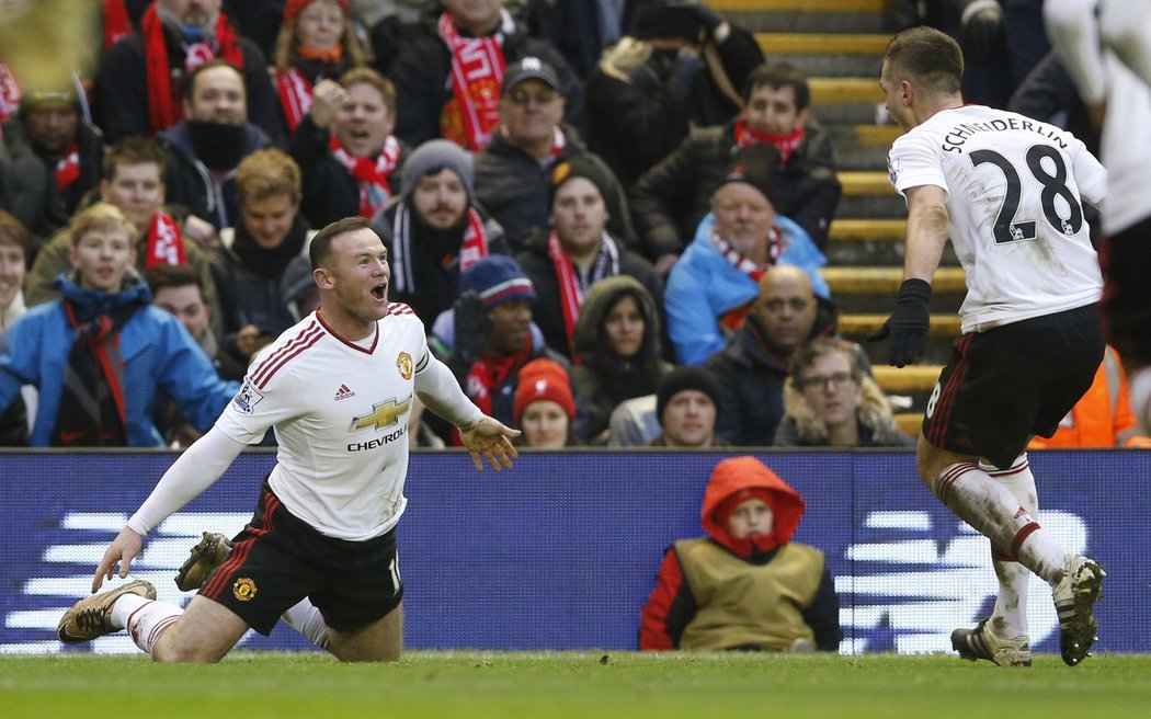 Wayne Rooney rozhodl derby proti Liverpoolu