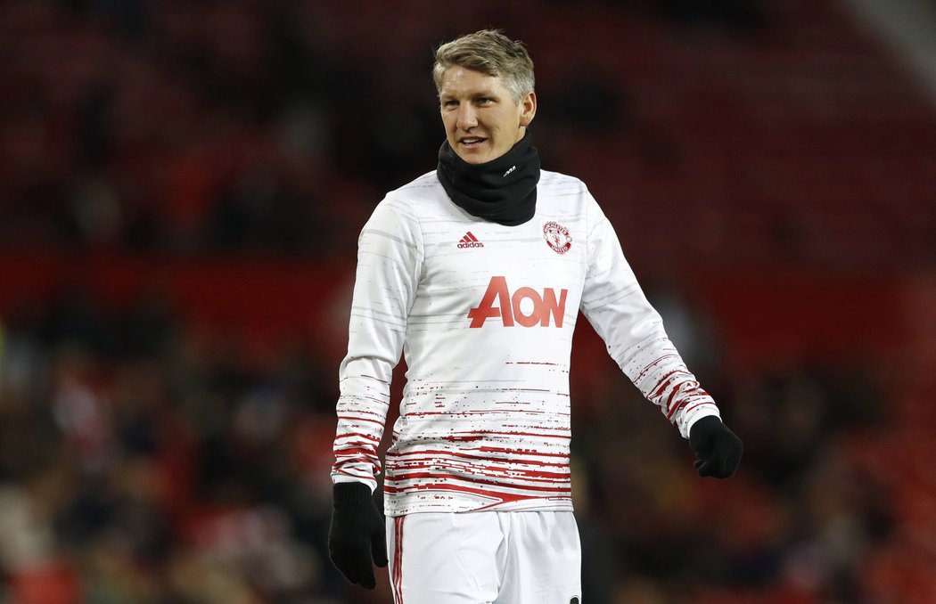 Záložník Manchesteru United Bastian Schweinsteiger