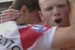 Wayne Rooney slaví hattrick a přitom nadává do kamery