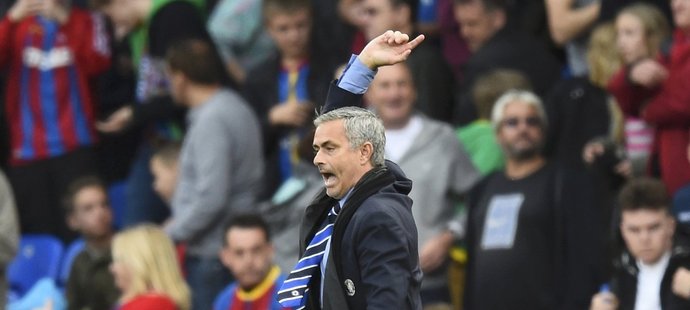 Jose Mourinho tradičně plný emocí.