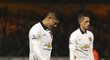 Zklamaní hráči Manchesteru United po pohárové remíze se čtvrtoligovým Cambridge