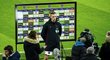 Český reprezentant Tomáš SOuček během pozápasového interview po zápase West Hamu proti Brightonu
