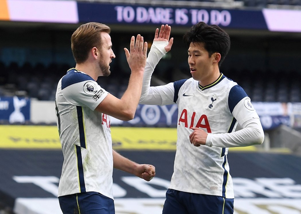 Harry Kane a Son Hung-min se opět postarali o výhru Tottenhamu