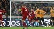 Náročnou bitvu na hřišti Wolverhamptonu rozhodl v 84. minutě liverpoolský útočník Roberto Firmino