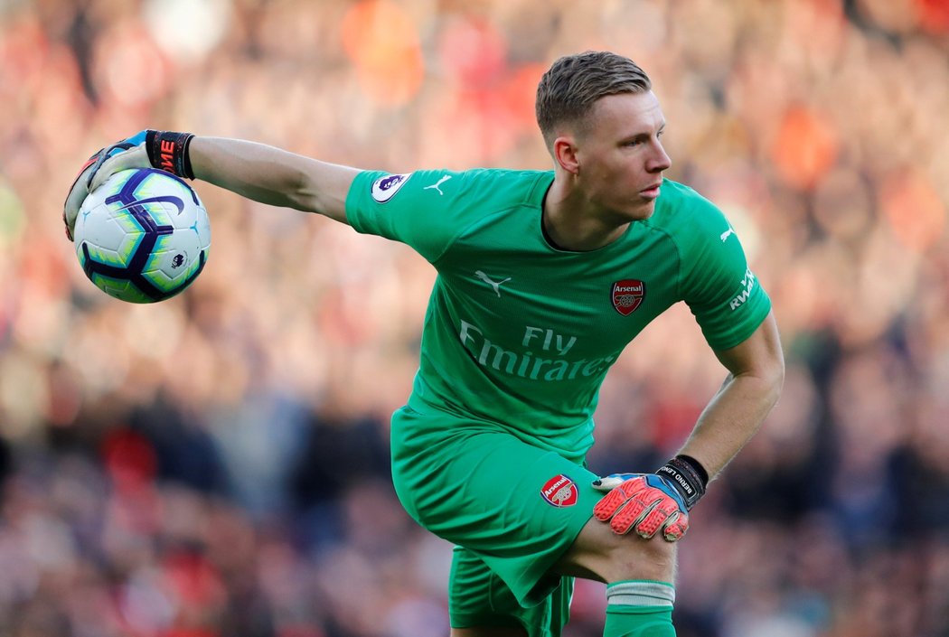 Gólman Bernd Leno vychytal proti United čisté konto