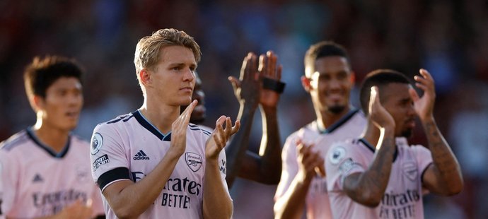Martin Ödegaard dvěma góly přispěl k výhře Arsenalu 3:0
