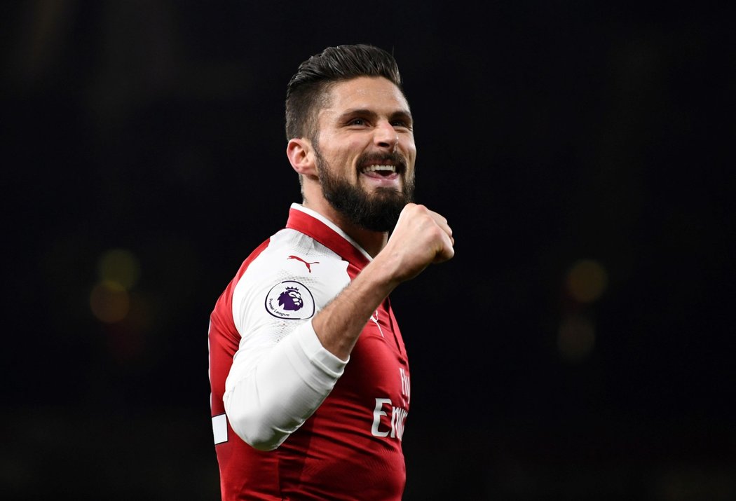 I Olivier Giroud vstřelil branku