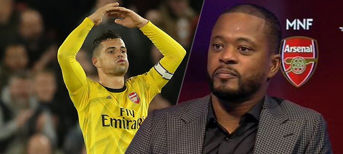 Granit Xhaka se ohradil proti komentářům Patrice Evry, který Arsenal označil za děti