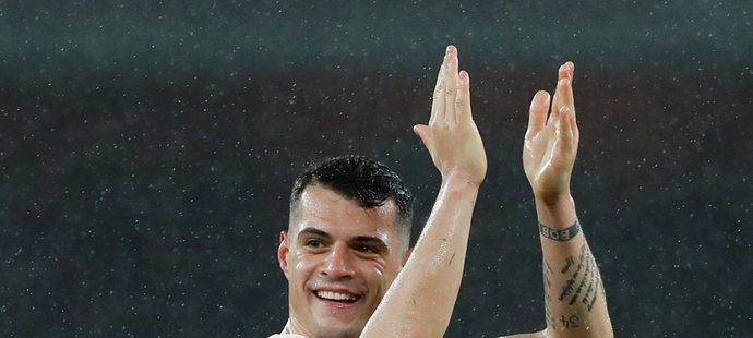 Granit Xhaka vstřelil gól do sítě United