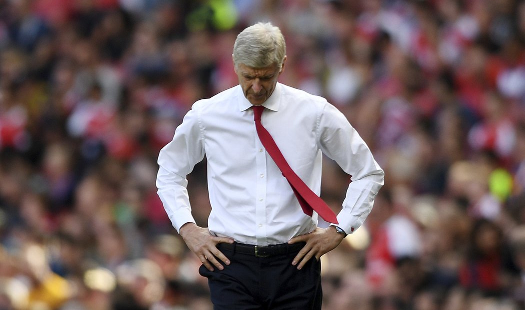 Trenér Arséne Wenger byl po utkání Arsenalu s Liverpoolem zklamaný, domácí tým prohrál 3:4