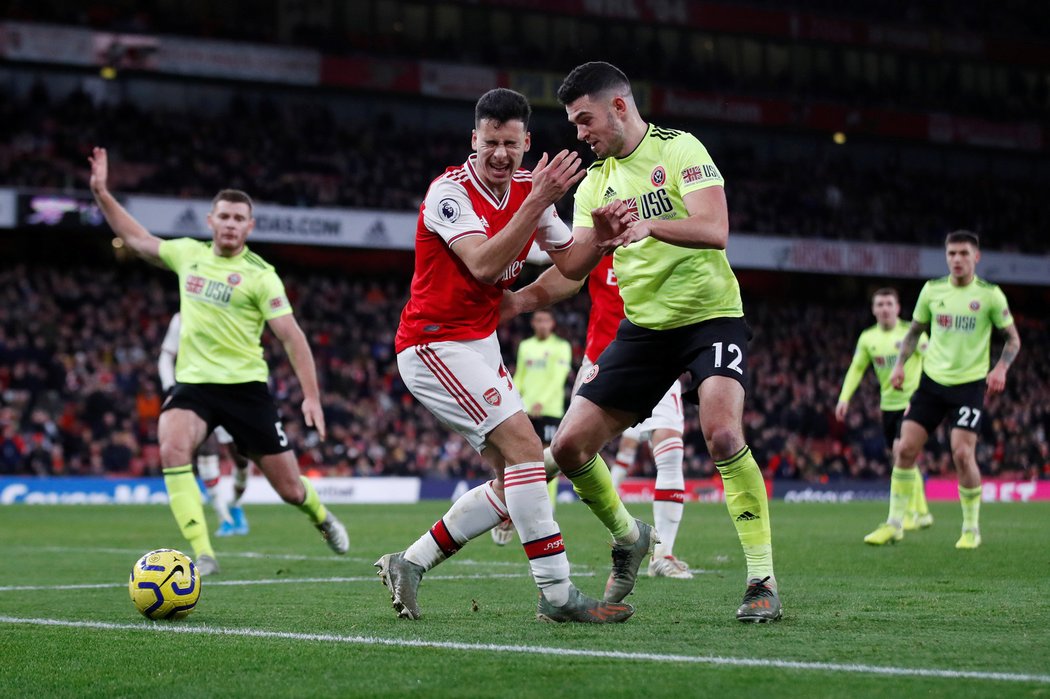 Arsenal nakonec vybojoval proti Sheffieldu jen bod