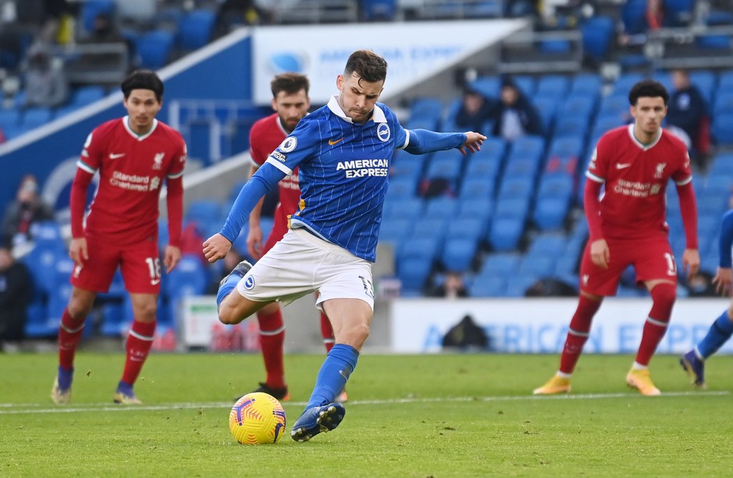 Pascal Gross srovnal z penalty v 93. minutě